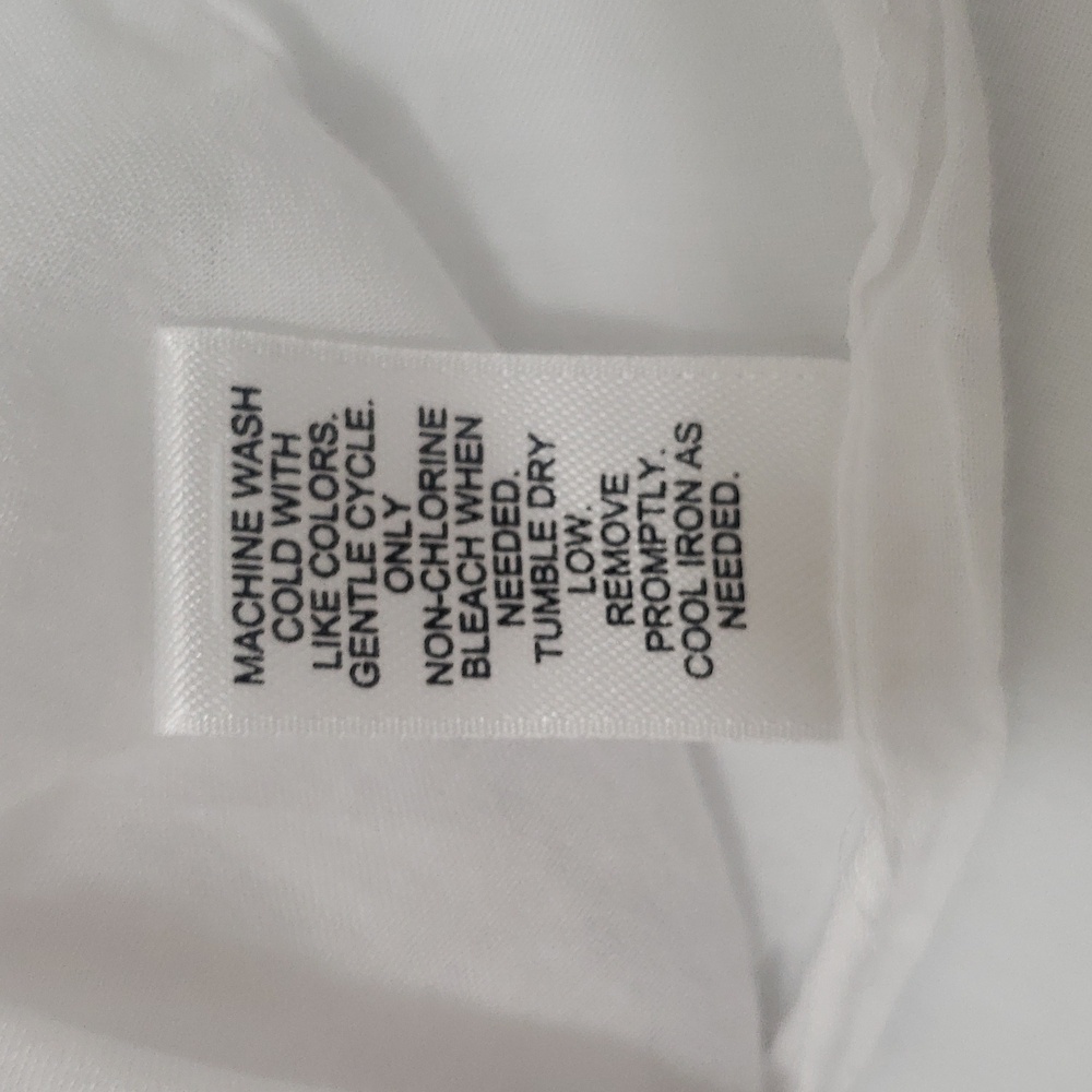 Sheer Lightweight Cotton Viscose Comfort Classic White Shirt Tunic - Picture 11 of 12